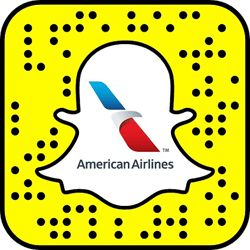 American Airlines Snapchat username